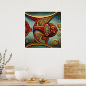 魚座6 ポスター (キッチン)