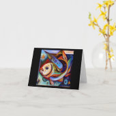 魚座8 カード (黄色い花)