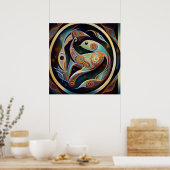 魚座9 ポスター (キッチン)