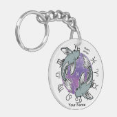 魚座&がんアクリルキーチェーン キーホルダー (正面左)