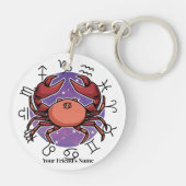 魚座&がんアクリルキーチェーン キーホルダー (裏面)