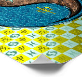 魚座&アースモンキー ポスター (角)