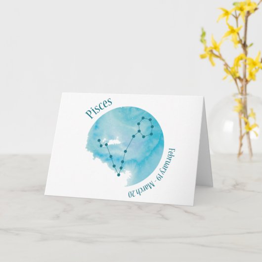 魚座 カード (黄色い花)