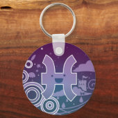 魚座 キーホルダー (正面)