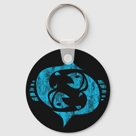 魚座 キーホルダー (正面)