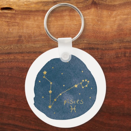 魚座 キーホルダー (正面)