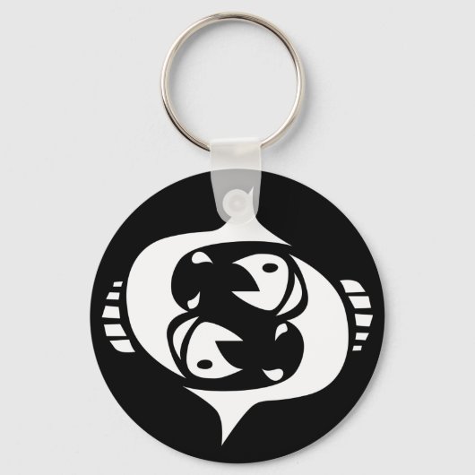 魚座 キーホルダー (正面)