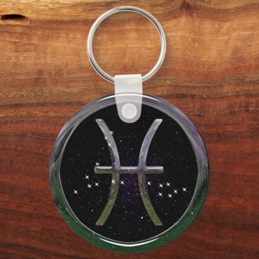 魚座 キーホルダー (正面)