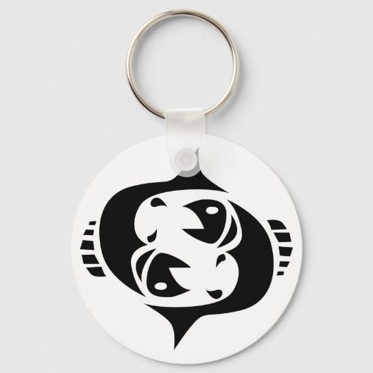 魚座 キーホルダー (正面)