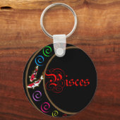魚座 キーホルダー (正面)