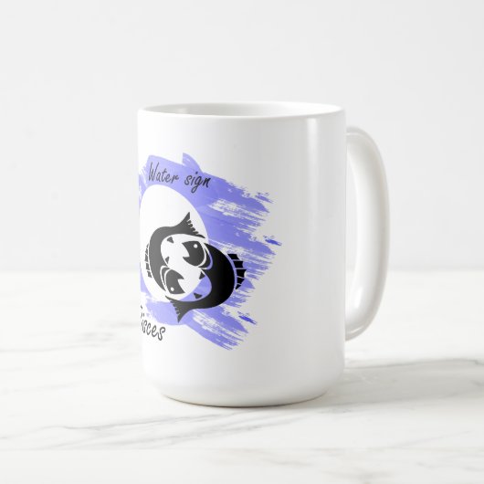 魚座 コーヒーマグカップ (正面右)
