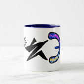 魚座。ジクプ ツートーンマグカップ (中央)