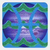 魚座 スクエアシール (正面)