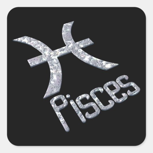 魚座 スクエアシール (正面)