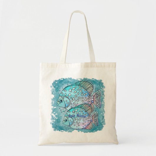 魚座 トートバッグ (正面)