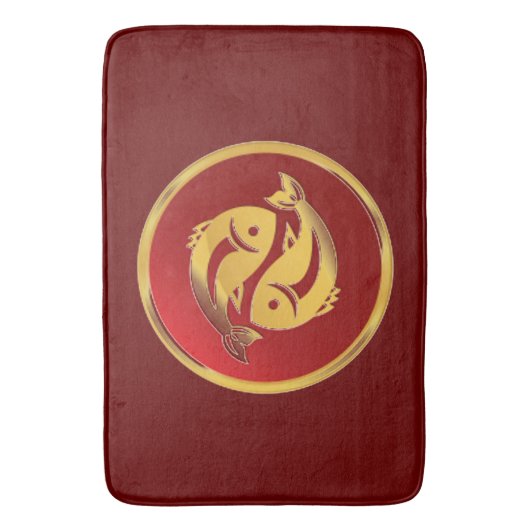 魚座 バスマット (正面縦)