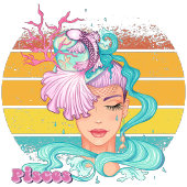 魚座 パーカ