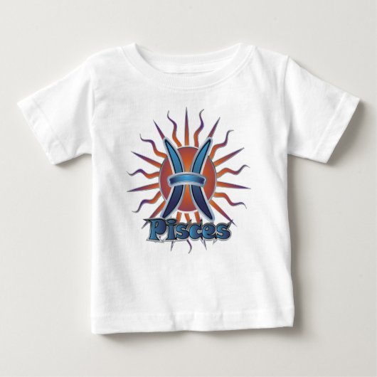 魚座 ベビーTシャツ (正面)