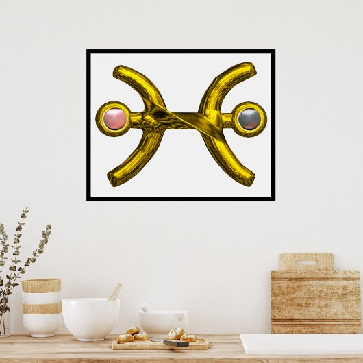 魚座 ポスター (キッチン)