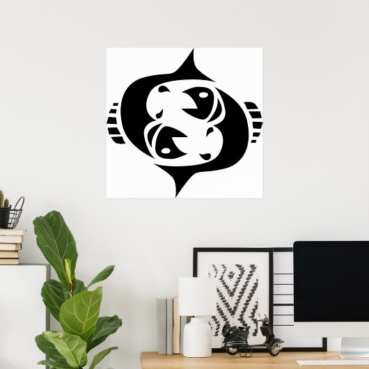 魚座 ポスター (ホームオフィス)