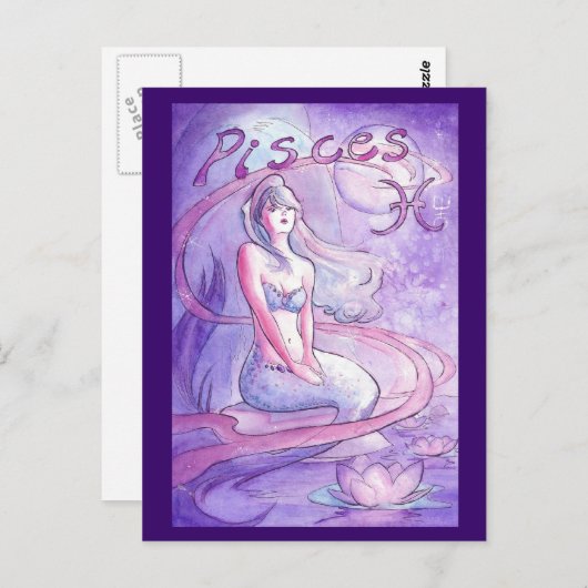 魚座 ポストカード (正面/裏面)