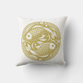 魚座〔占星術の〕十二宮図おもしろいファクト占星術星占い枕 クッション (裏面)