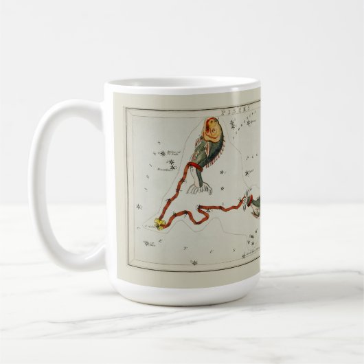 魚座〔占星術の〕十二宮図アンティーク天文図 コーヒーマグカップ