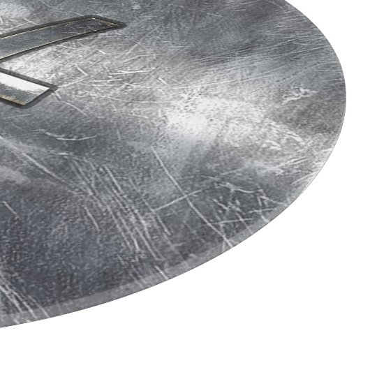 魚座〔占星術の〕十二宮図サインイングランジスチールスタイル カッティングボード (角)