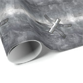 魚座〔占星術の〕十二宮図サインイングランジスチールスタイル ラッピングペーパー (ロールコーナー)