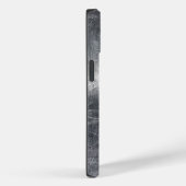 魚座〔占星術の〕十二宮図サインイングランジスチールスタイル Case-Mate iPhoneケース (裏面 / 右)