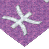 魚座〔占星術の〕十二宮図サインオンピンクデジタル迷彩柄 テーブルクロス (アングル)