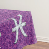 魚座〔占星術の〕十二宮図サインオンピンクデジタル迷彩柄 テーブルクロス (インサイチュ)