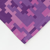 魚座〔占星術の〕十二宮図サインオンピンクデジタル迷彩柄 フリースブランケット (角)