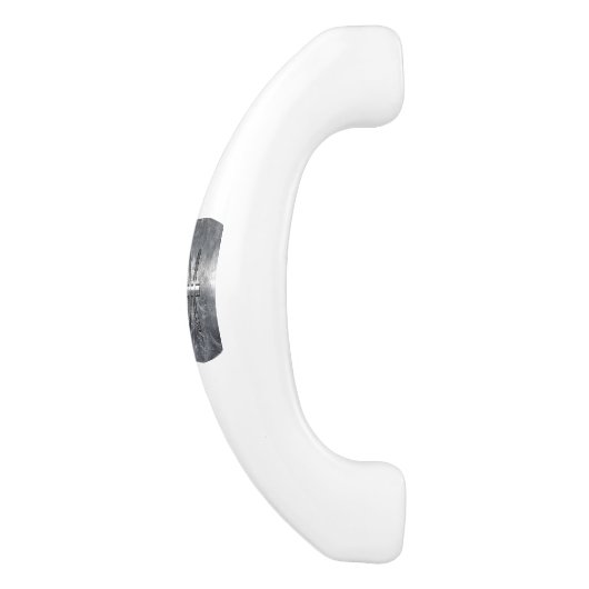 魚座〔占星術の〕十二宮図サイングランジイン銀鋼スタイル セラミックキャビネット取っ手 (側面)