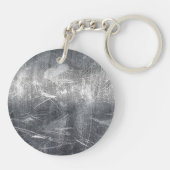 魚座〔占星術の〕十二宮図サイングランジイン鋼スタイルデコール キーホルダー (裏面)