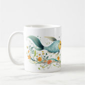 魚座〔占星術の〕十二宮図サインコーヒーマグ コーヒーマグカップ (左)