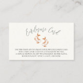 魚座〔占星術の〕十二宮図サイン赤ちゃんシャワーエンクロージャカード エンクロージャーカード (正面)