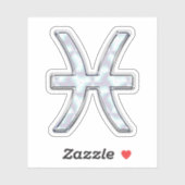 魚座〔占星術の〕十二宮図シンボルマザーオブパールスタイル シール (シート)