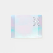 魚座〔占星術の〕十二宮図シンボルマザーオブパールデコール ポストイット (正面)