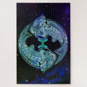 魚座〔占星術の〕十二宮図パズル ジグソーパズル (縦)