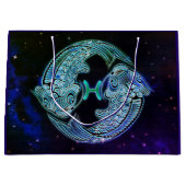 魚座〔占星術の〕十二宮図抱き枕 ラージペーパーバッグ (正面)