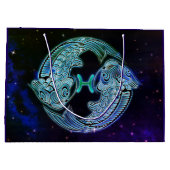 魚座〔占星術の〕十二宮図抱き枕 ラージペーパーバッグ (裏面)
