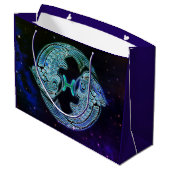 魚座〔占星術の〕十二宮図抱き枕 ラージペーパーバッグ (裏面アングル)
