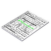 魚座〔占星術の〕十二宮図星占い特徴コラージュ ノートブック (左側)