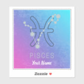 魚座〔占星術の〕十二宮図星印占星術星座 シール (シート)