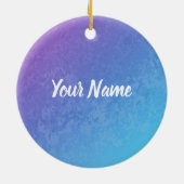 魚座〔占星術の〕十二宮図星印占星術星座 セラミックオーナメント (裏面)