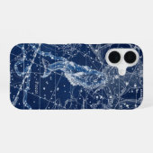 魚座〔占星術の〕十二宮図標識ヴィンテージイラストレーション iPhone 16ケース (裏面横)
