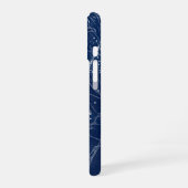魚座〔占星術の〕十二宮図標識ヴィンテージイラストレーション iPhone 16ケース (左側面)