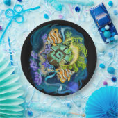 魚座〔占星術の〕十二宮図標識 ペーパープレート (パーティー)