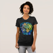魚座〔占星術の〕十二宮図標識 Tシャツ (正面フル)